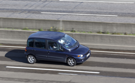 Fiat Multipla on the highway