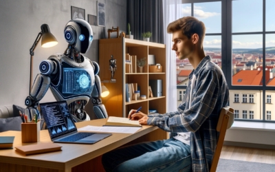 dalle-2023-11-28-16-23-13-a-czech-university-student-dressed-in-casual-attire-is-sitting-at-a-study-table-in-a-well-lit-dorm-room-beside-the-student-there-is-a-robot-design-copy-min