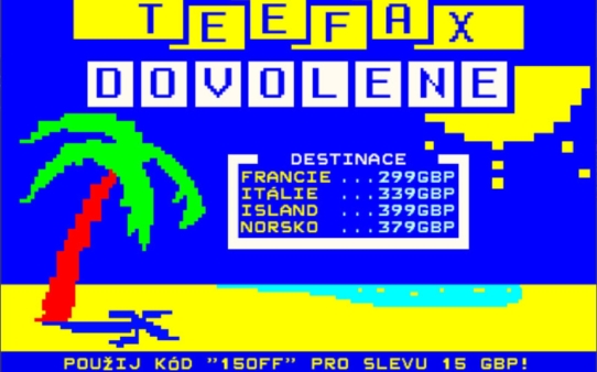 Teefax 22letý vývojář z Ostravy stvořil hru podle teletextu. Který je o 14 let ...