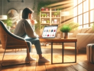 dalle-2024-04-08-15-00-22-a-modern-vibrant-scene-capturing-the-essence-of-online-shopping-the-focus-is-a-person-sitting-in-a-well-lit-cozy-room-filled-with-plants-and-soft-f-copy
