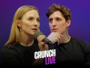 Tereza Salte na natáčení Crunch Live