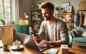 dalle-2024-07-09-10-36-04-a-person-shopping-online-looking-more-like-a-czech-individual-sitting-at-a-desk-with-a-laptop-open-displaying-an-e-commerce-website-the-scene-incl-copy