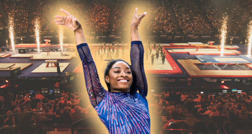 Simone Bilesová na olympiádě v Paříži