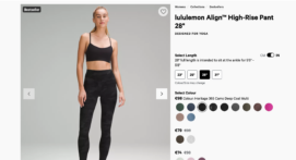 Lululemon legíny