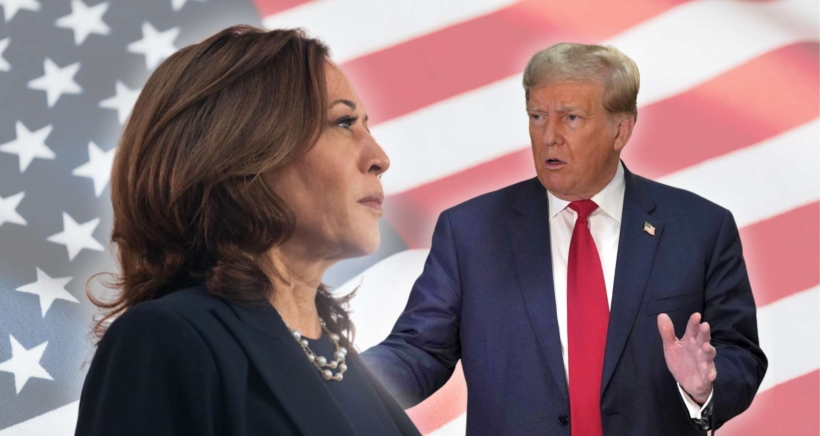 Kamala Harris a Donald Trump