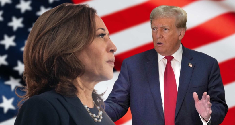 Kamala Harrisová a Donald Trump