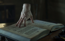 Wednesday. Thing in episode 202 of Wednesday. Cr. Courtesy of Netflix © 2025