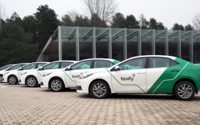 Taxify fleet Tallinn