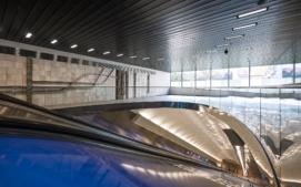 Stanice metra Českomoravská po rekonstrukci